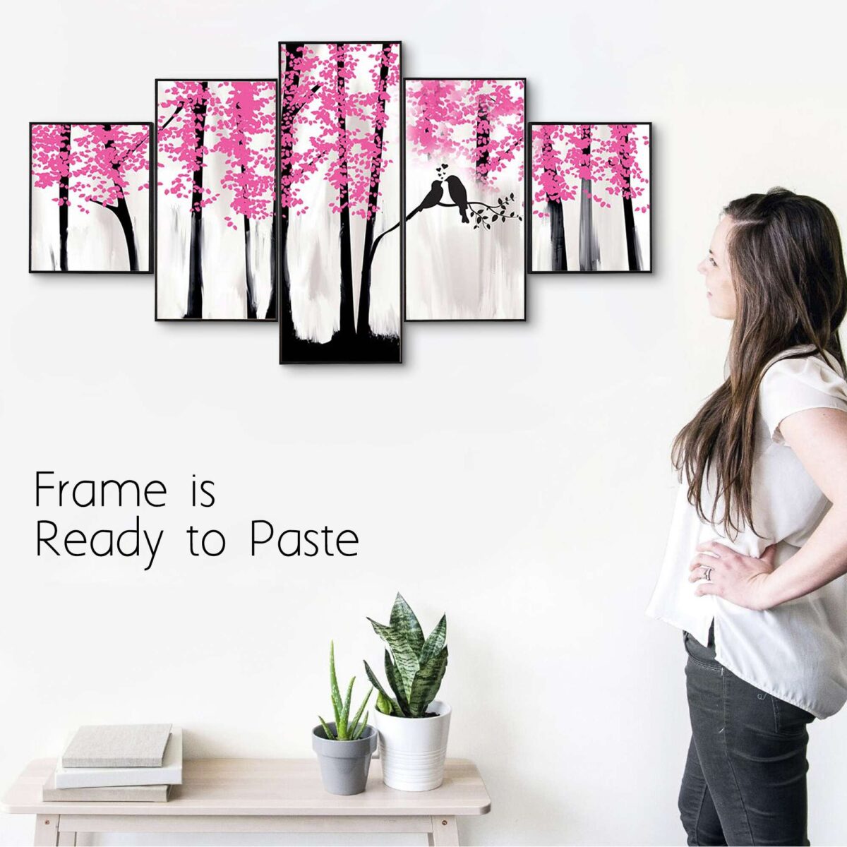 Set Of Five Framed Digital Wall Painting - Image 2