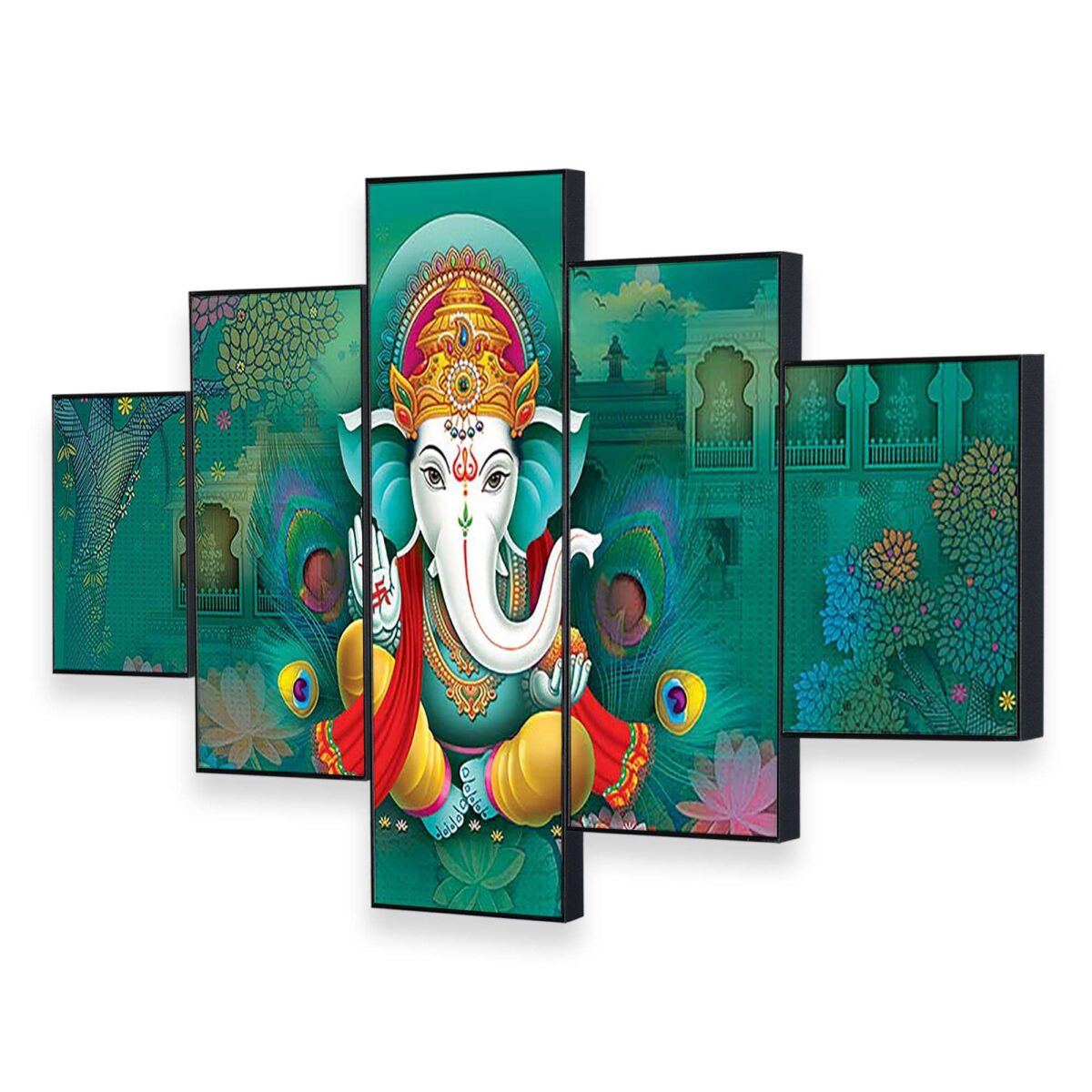 Set Of Five Framed Digital Wall Painting - Image 4