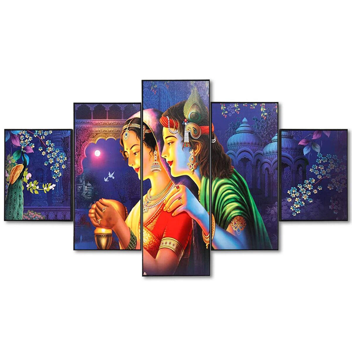 Set Of Five Framed Digital Wall Painting - Image 4