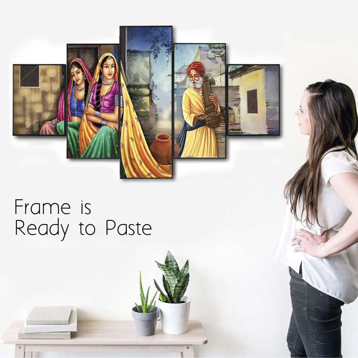 Set Of Five Framed Digital Wall Painting - Image 2