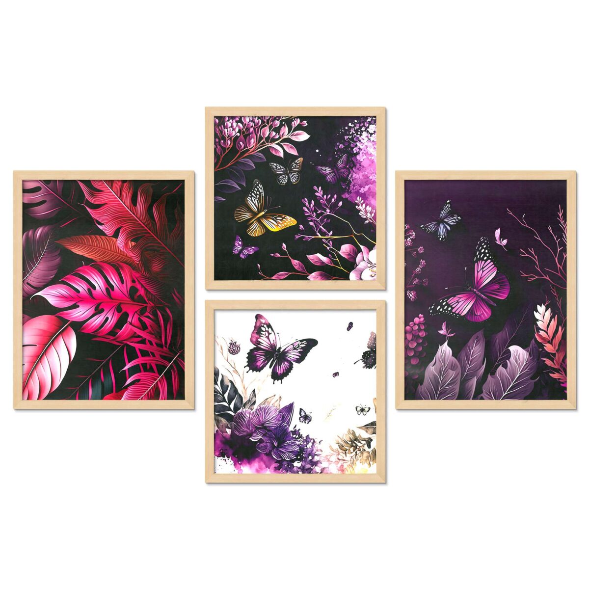 SET OF 4 DIGITAL WALL PAINTING - Image 4