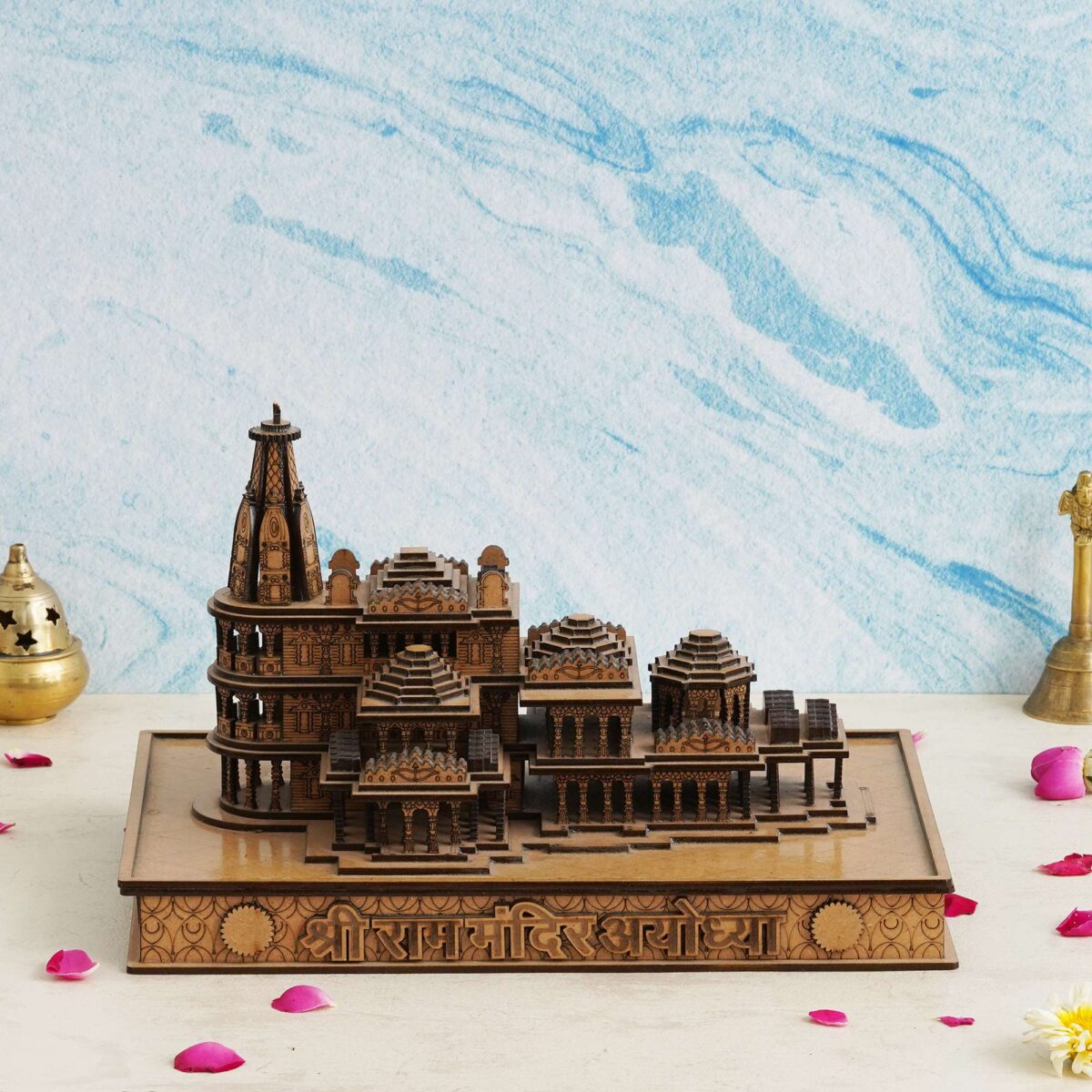 Ram Lalla Idol Ayodhya Murti Resin Shree Ram Lalla Statue Home Decor & Gifts, Office, Tample, Mandir Housewarming Decoration Items - Image 3