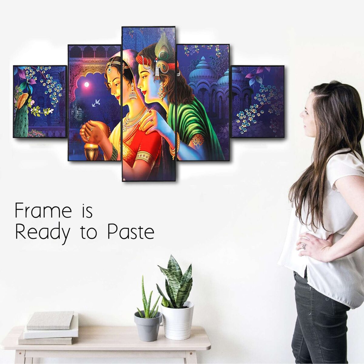 Set Of Five Framed Digital Wall Painting - Image 3