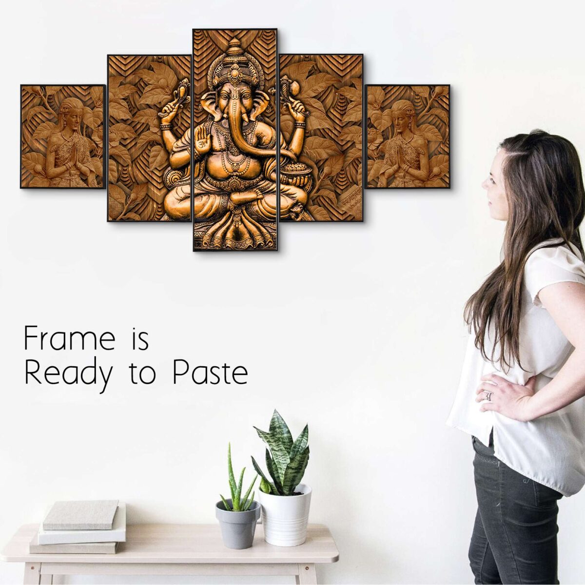 Set Of Five Framed Digital Wall Painting - Image 2