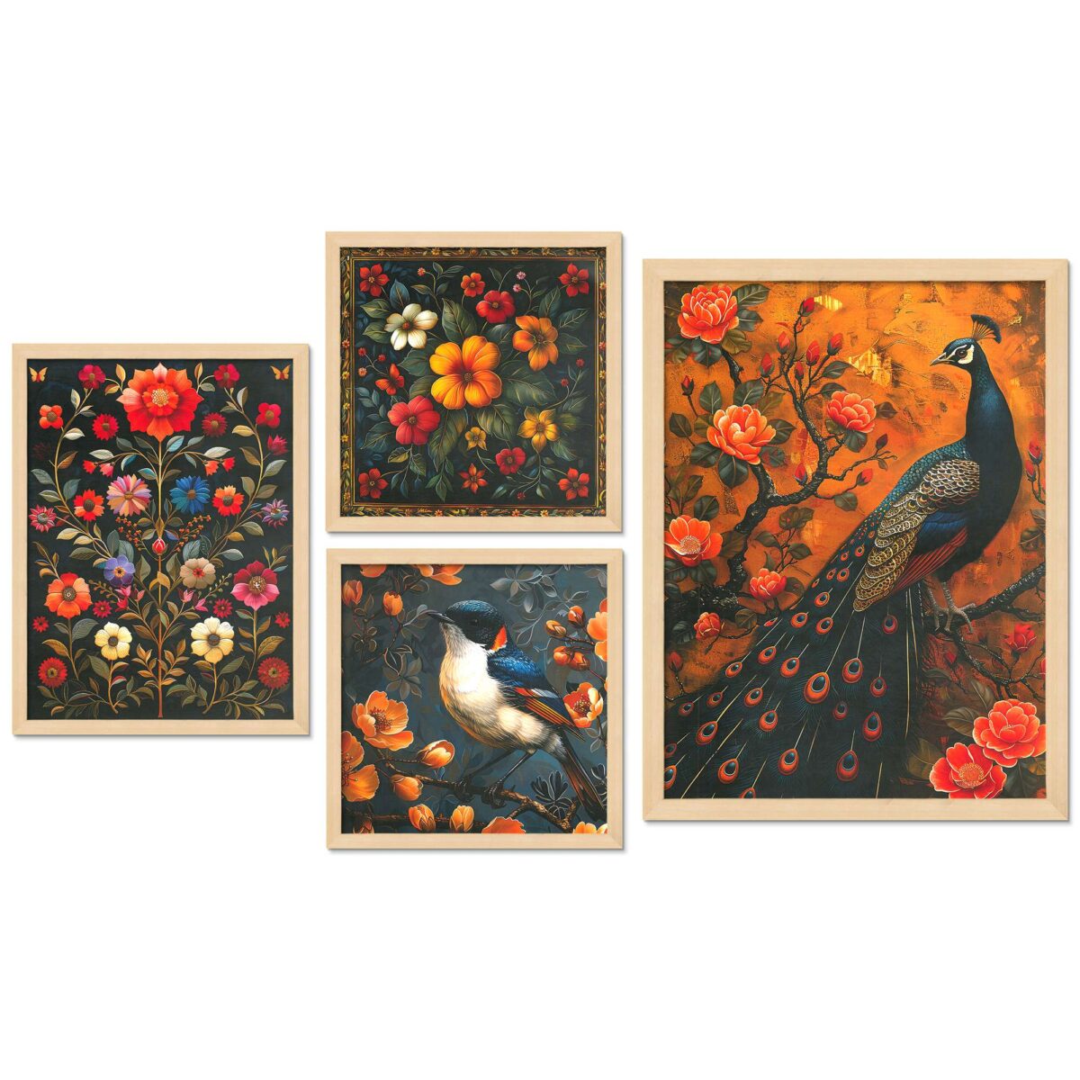 SET OF 4 DIGITAL WALL PAINTING - Image 4