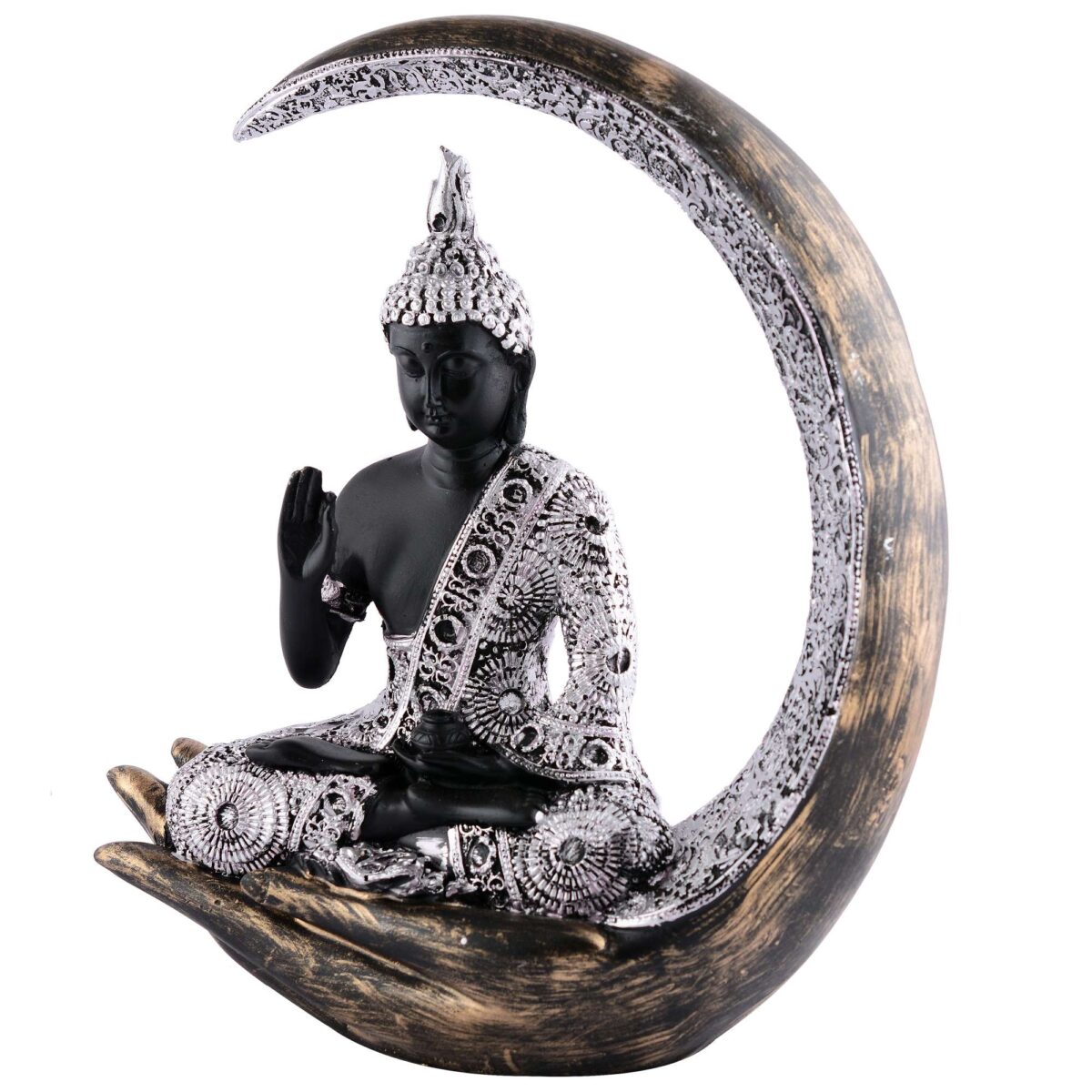 Buddha Idol Statue Showpiece Gift Gifting Item Polystone Home Decor Decoration - Image 3